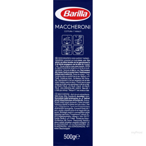 500G MACARONI BARILLA