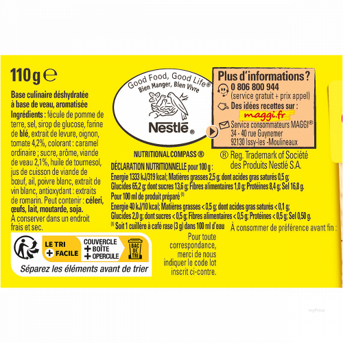 110G FOND DE VEAU MAGGI
