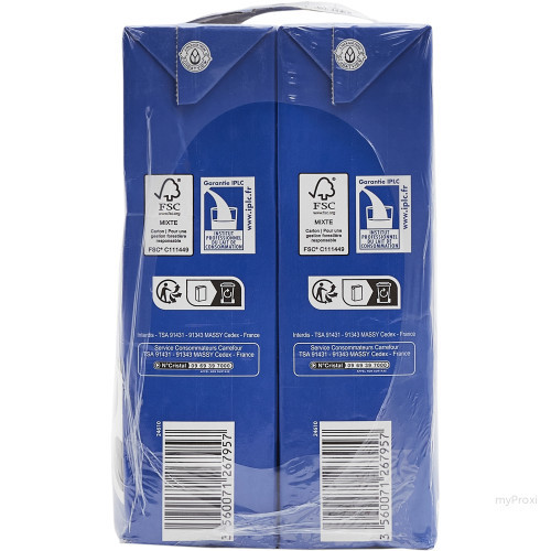 BK 6X1L LAIT 1/2 ECREME SIMPL