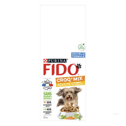 12KG CROQ MIX ADULT POULE FIDO