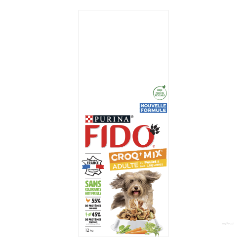 12KG CROQ MIX ADULT POULE FIDO