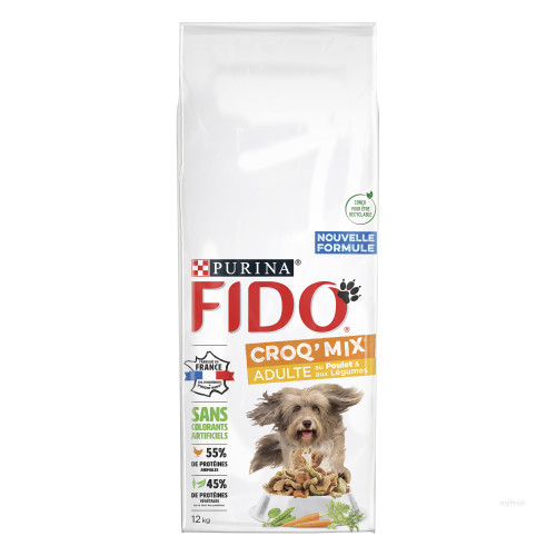 12KG CROQ MIX ADULT POULE FIDO