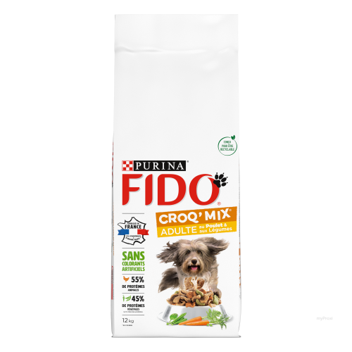 12KG CROQ MIX ADULT POULE FIDO