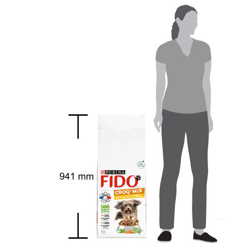 12KG CROQ MIX ADULT POULE FIDO