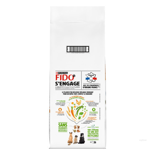 12KG CROQ MIX ADULT POULE FIDO