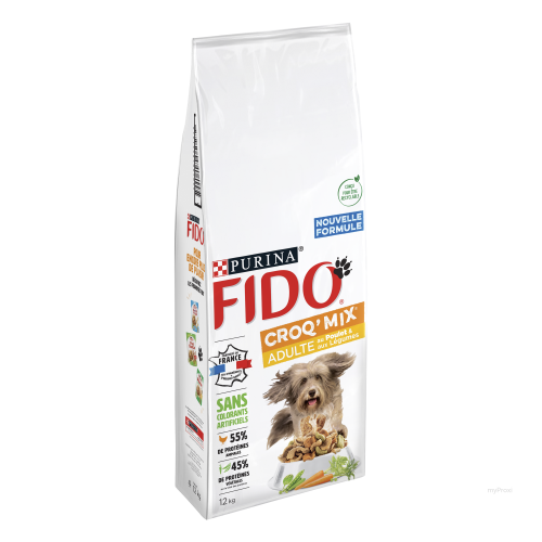 12KG CROQ MIX ADULT POULE FIDO