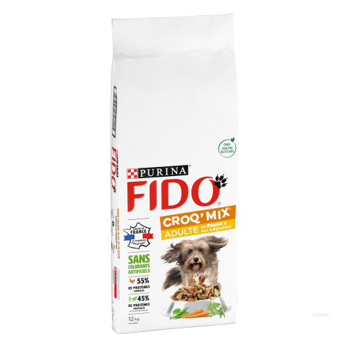 12KG CROQ MIX ADULT POULE FIDO