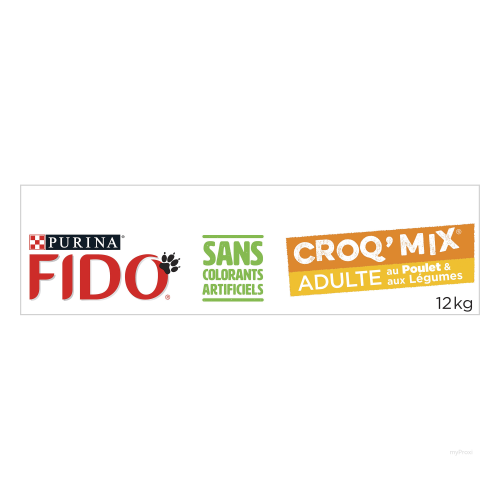 12KG CROQ MIX ADULT POULE FIDO
