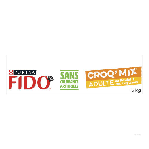 12KG CROQ MIX ADULT POULE FIDO