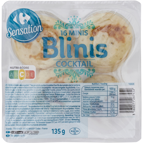 135G 16 MINI BLINI CRF SENSAT