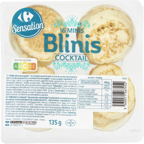 135G 16 MINI BLINI CRF SENSAT