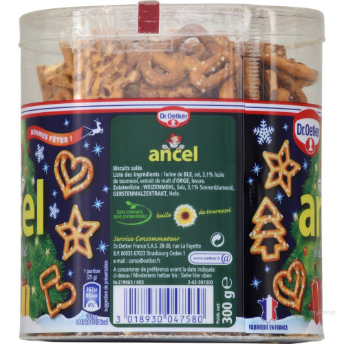 300G TUBO BRETZELS NOEL ANCEL