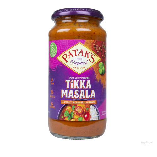450G SAUCE TIKKA MASALA PATAK'