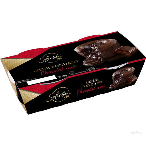 2X90G COEUR FONDANT CHOCO CRFS