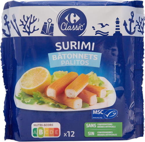 200G BATONNETS SURIMI CRF CLAS