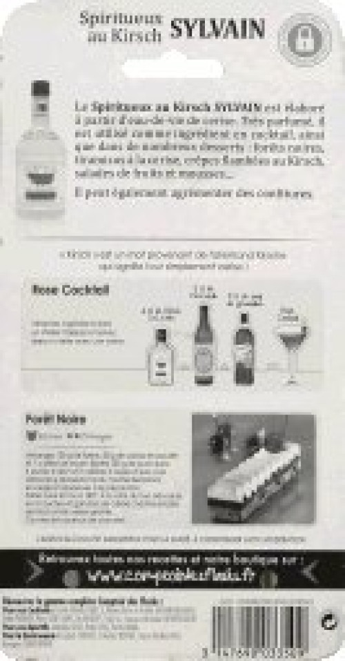 FLASK 20CL KIRSCH 18% SYLVAIN