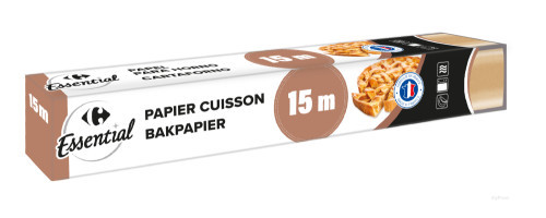 PAPIER CUISSON 15 M CARREFOUR