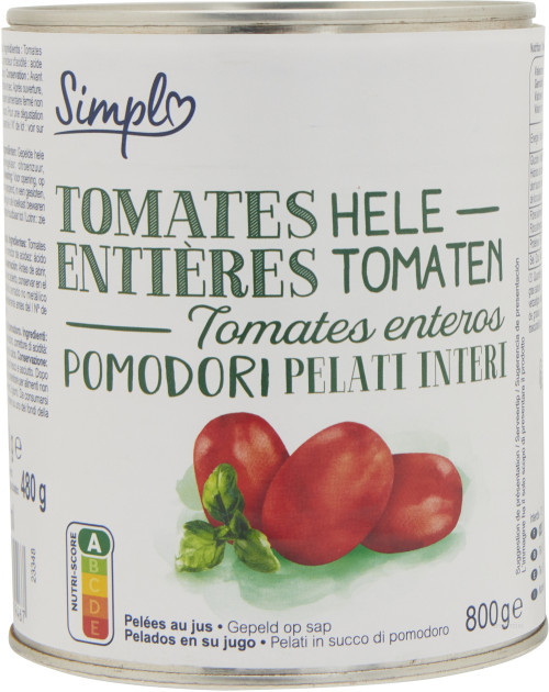 TOMATE PELEE 4/4 PP BLC