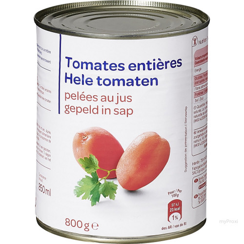 TOMATE PELEE 4/4 PP BLC