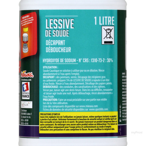 1L LESSIVE DE SOUDE