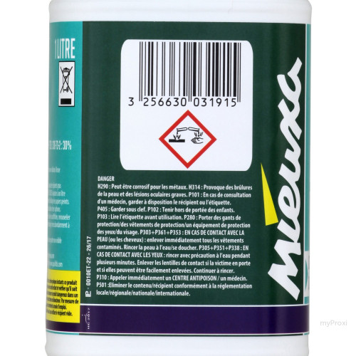 1L LESSIVE DE SOUDE