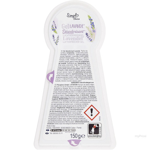 150G DESODO GEL LAVAND. SIMPL