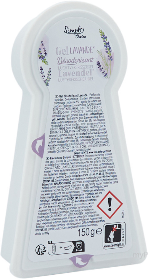 150G DESODO GEL LAVAND. SIMPL