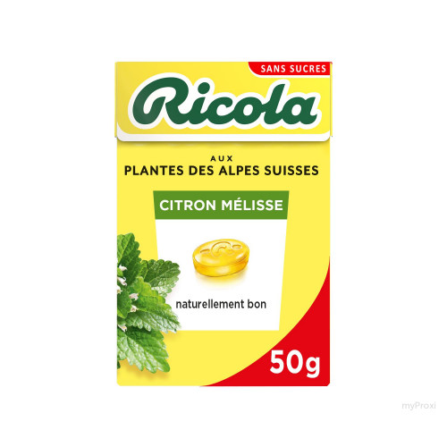 50G RICOLA SS CITRON STEVIA