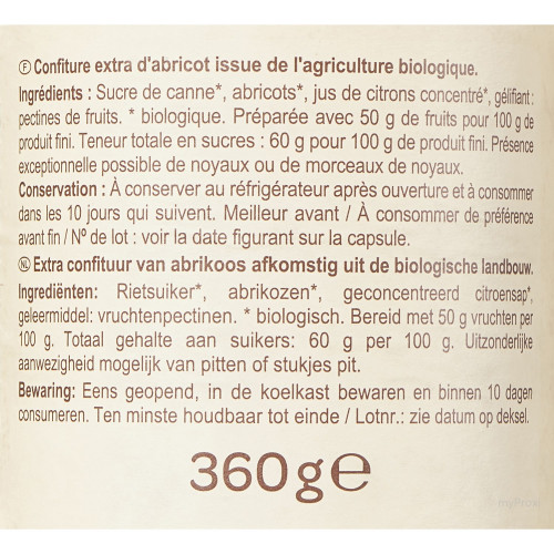 360G CONFIT.EXT.ABRICO.CRF BIO