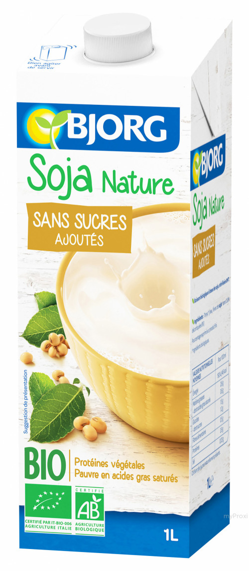 1L BOISSON SOJA NATURE BJORG