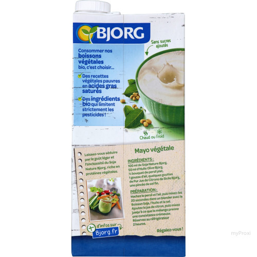 1L BOISSON SOJA NATURE BJORG