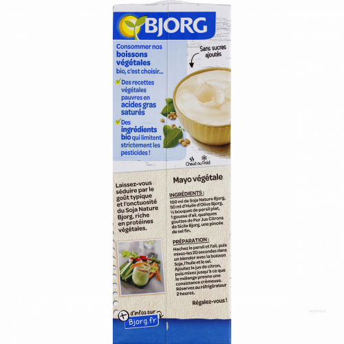 1L BOISSON SOJA NATURE BJORG