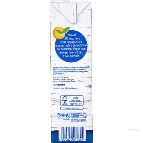 1L BOISSON SOJA NATURE BJORG