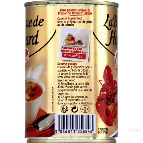300G BISQUE HOMARD LIEBIG