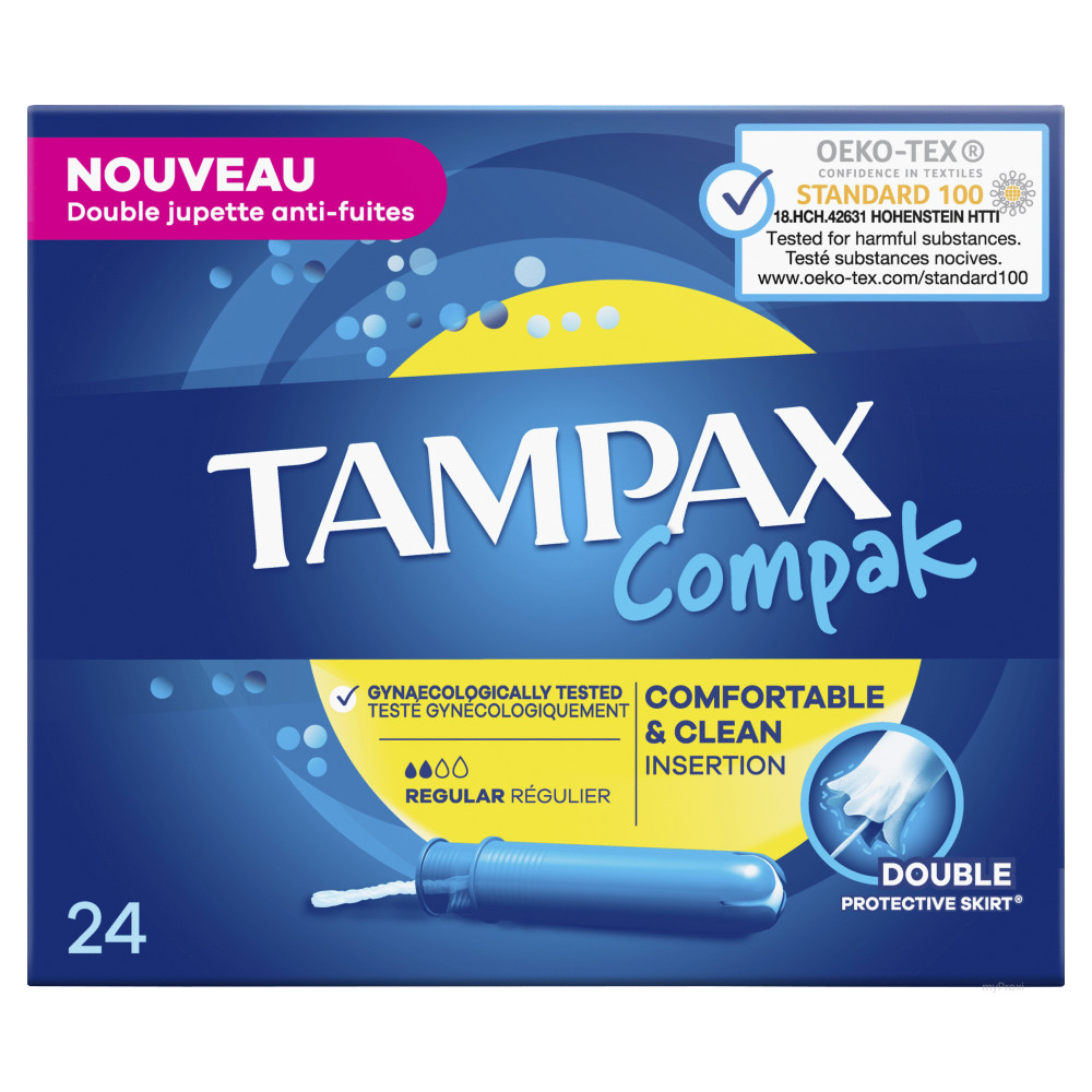 X24 TAMPON APP REGULIER TAMPAX