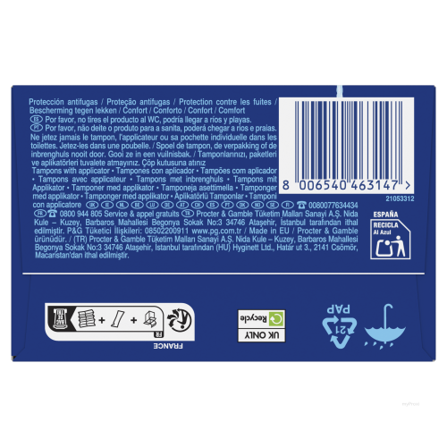 X24 TAMPON APP REGULIER TAMPAX