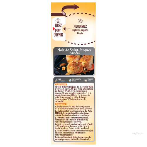 250G CHAPELURE FINE FR.TIPIAK