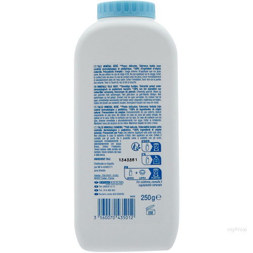 250G TALC BEBE CRF BABY
