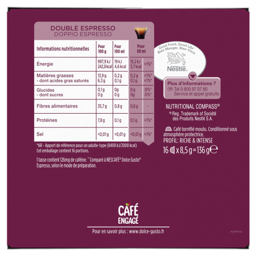 136G D.GUSTO DOUBLE ESPRESSO