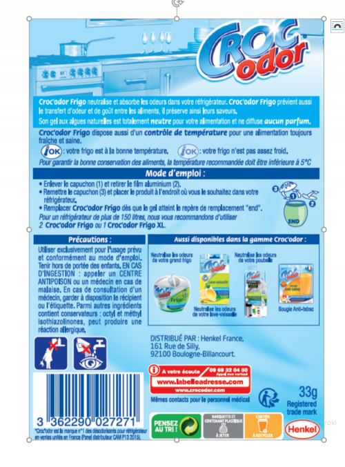 CROC'ODOR COCO FRIGO