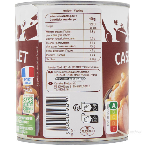4/4 CASSOULET STANDARD CRF CLA