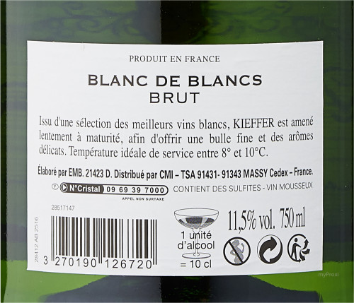 75 MOUSSEUX BL BRUT JKIEFF ML