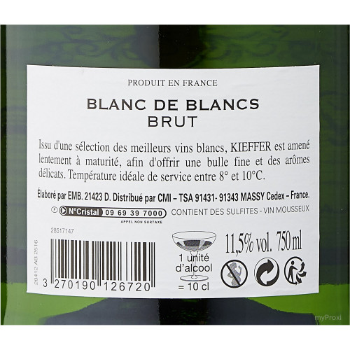 75 MOUSSEUX BL BRUT JKIEFF ML
