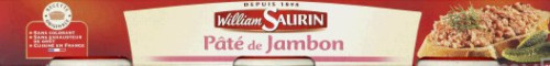 BT 3X1/10 PATE JAMBON W.SAURIN