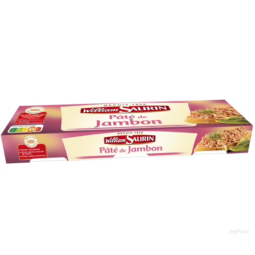 BT 3X1/10 PATE JAMBON W.SAURIN