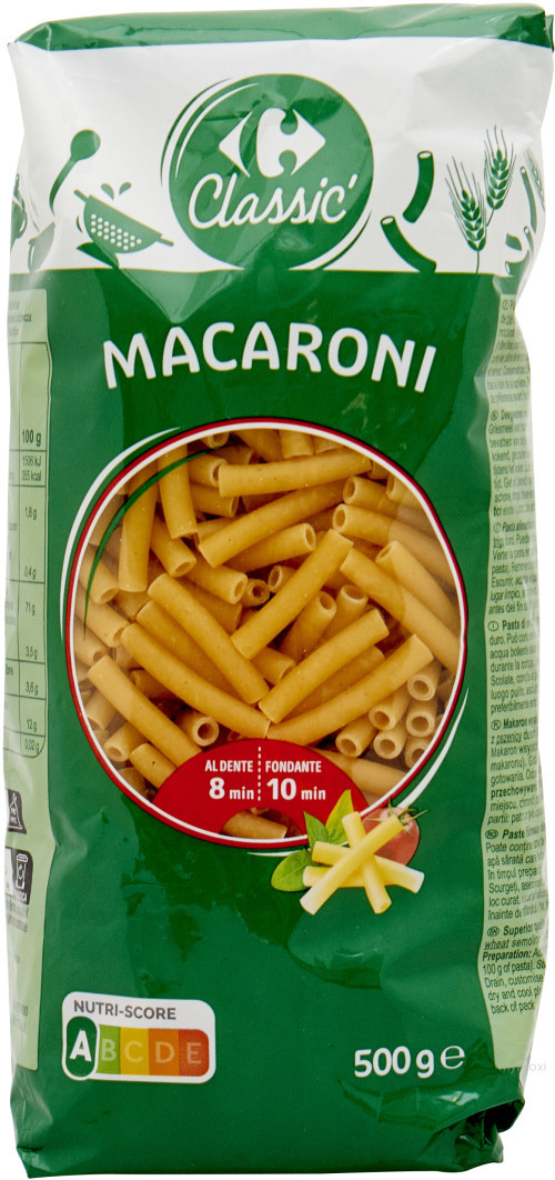 500G MACARONI QS CRF CLASSIC