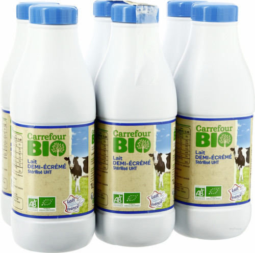 1L BLE LAIT 1/2 ECREME BIO CRF