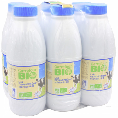 1L BLE LAIT 1/2 ECREME BIO CRF