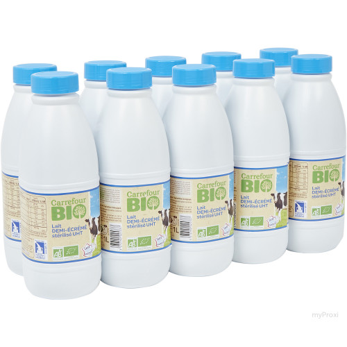 1L BLE LAIT 1/2 ECREME BIO CRF