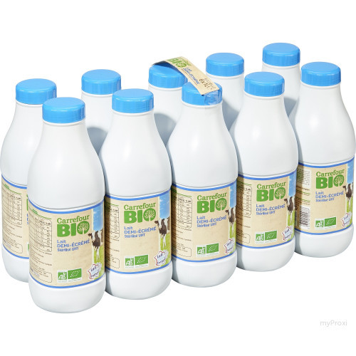 10X1L LAIT UHT CRF BIO